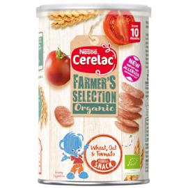 CERELAC Farmer's Selection Organic Tomato Cereal Snack