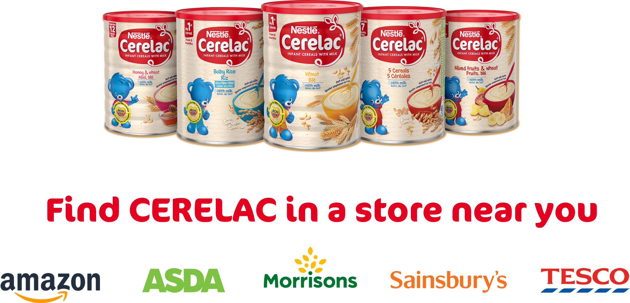 Find a Cerelac in a store