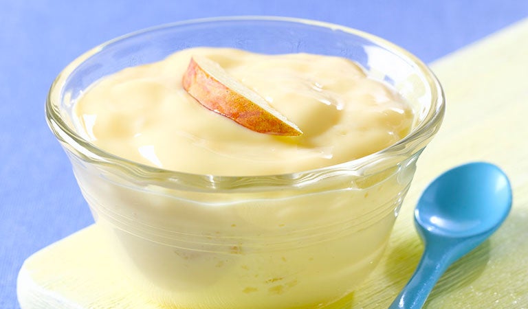 apple custard