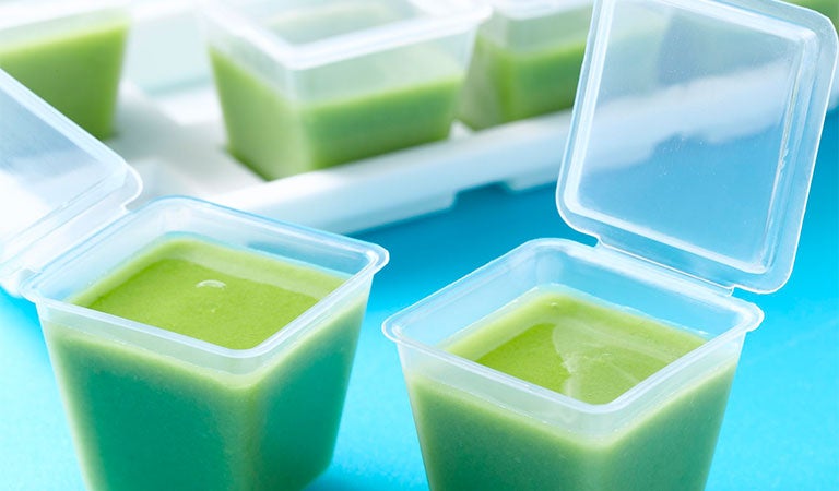 Pea and Milk Purée