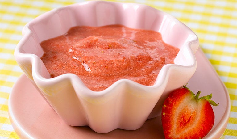 Strawberry and Banana Purée