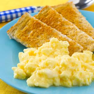 Scrambled Eggs and Toast Fingers