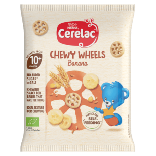 Cerelac Chewy Wheels organic baby finger food