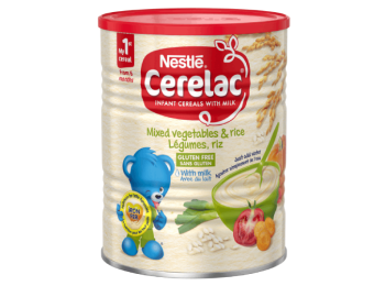 When can you give a sales baby cereal in their milk