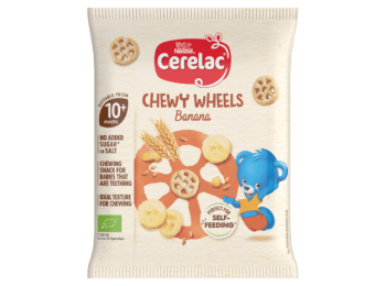 Cerelac Chewy Wheels organic baby finger food